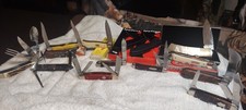 Case Xx & Others.  Lot Of 13 Vintage Knives. All No Chips Or Cracks. picture