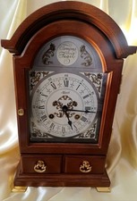 FALL SALE Franz Hermle & Bracket Mantle-Table Bell Strike Clock RARE FIND-MINT picture