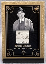 2025 Pieces Of The Past Roaring Twenties Walter Chrysler Handwritten Relic picture