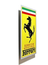 Ferrari Servizio Metal Italian Service Sign picture