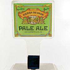 Vintage 1989 Sierra Nevada Pale Ale Clear Lucite Acrylic 5.5