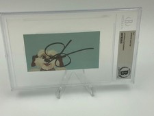 JENNIFER ANISTON BECKETT AUTO Authentic Signed Card RACHEL in FRIENDS CLYDEO picture
