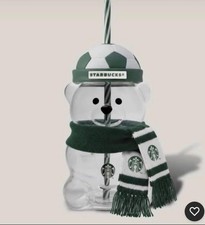 Starbuck FIFA/ Soccer Bearista Glass Cup- Preorder (Confirmed) in USA picture