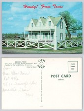 Eisenhower Birthplace Denison Texas Postcard Howdy From Texas View-Gram picture
