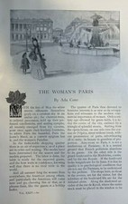1898 Women's Paris Fashion Clothes illustrated picture