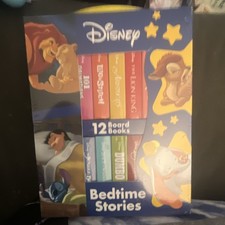 Disney Bedtime Stories 12 Board Books Set - Disney Franchise Bedtime Theme picture