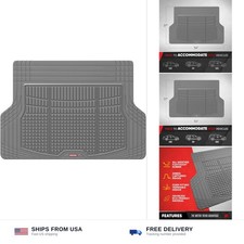 FlexTough Rear Cargo Mat – Heavy-Duty Trimmable Car Trunk Mat picture