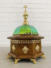 Orthodox Reliquary Box Wooden Ark Solid Brass Casting 16.92