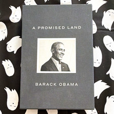 Barack Obama Signed Autograph A Promised Land Hardcover Book picture