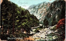 Aberglaslyn Pass Antique Postcard DB PM WOB Friths Series Divided Back Postmark picture