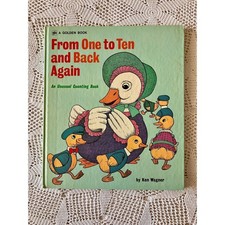 1972 A Golden Book: From One to Ten and Back Again by Ken Wagner picture
