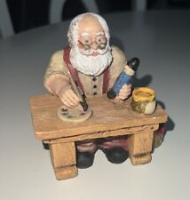 VINTAGE WANGS/HOLLY TREE SANTA SITTING AT DESK FIGURINE 4799WGT 1991 picture