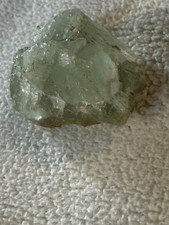 Green Flourite -Small Piece That Originally Was Attached To A Poster Of Sort picture