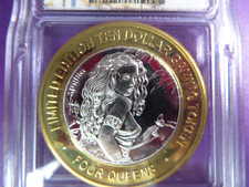 2013 Four Queens Las Vegas Spring Token ICG MS69 ERROR SLAB Mislabeled SSC#108 picture