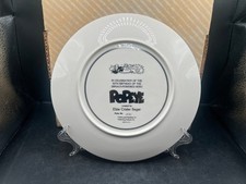 Happy 50th Birthday Popeye Collectible Plate 1979  #1535 NIB /coa picture