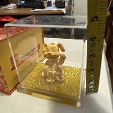$138 New In Box Gold-Plated Figurine- Cathay bank -1 of 12 animal chinese zodiac picture