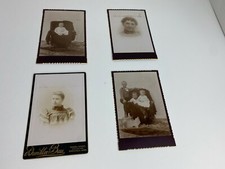 Antique Photo Cabinet Cards Dunklee & Bau Young Women Children Baby Mother Teen picture