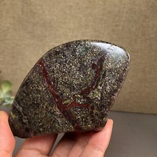 94mm Natural Dragon blood block polish/rough Crystal specimens 286g A4981 picture