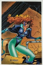DAMAGED Shadowcat Imperial Guard X-Men Trading Cards Comic Poster Art Original picture