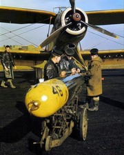 Embry-Riddle Company with British RAF Airmen 8x10 Glossy Photo Print HT4136777 picture