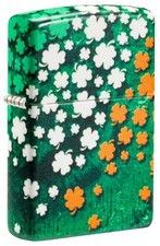 Zippo Holiday Exclusive Irish Pattern Design 540 Color  Windproof Pocket Ligh... picture