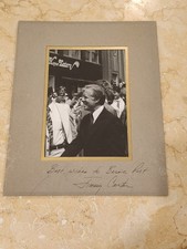 Signed Jimmy Carter piece. 5 x 7 photo. Signed and inscribed on matting picture