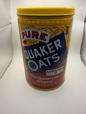 Vintage 1984 Limited Edition Quaker Oats Tin picture