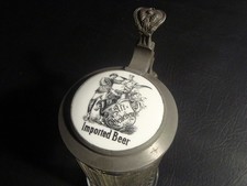 Circa 1910 Alt Heidelberg Imported Beer Porcelain Insert Stein picture