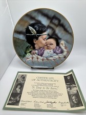 Knowles A Time To Be Born March Of Dimes Collector Plate 1989 picture