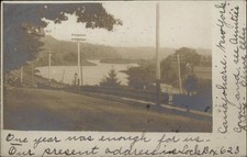 CANAJOHARIE NY 1905 CANCEL Roadside Antique RPPC Real Photo Postcard picture