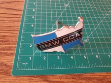 BMW CCA Car Club of America Grill Metal With Enamel Badge Emblem Motorsport Map  picture