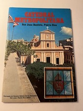 CATEDRAL METROPOLITANA Vintage Tourism Booklet Puerto Rico 1980 Good Condition picture