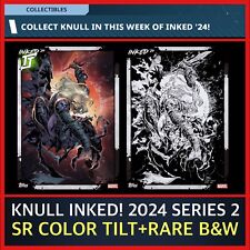 KNULL INKED ‘24 SERIES 2-SR COLOR TILT+RARE B&W-TOPPS MARVEL COLLECT DIGITAL picture