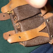 MOSIN NAGANT AMMO DOUBLE POUCH Dated 1963 USSR Original Cold War Era picture