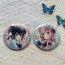 Happy Sugar Life Satou Matsuzaka Koube Shio Metal Badge Brooch Pin Gift picture