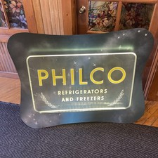 RARE Vintage PHILCO Refrigerator/Freezer Acrylic Lighted Advertising SIGN picture