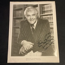 Marvin Mitchelson Lawyer Palimony Autograph Signed 8x10 Photo Inscr To Ken KSK picture