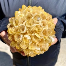 New find yellow Phantom Quartz Crystal Cluster mineral samples healing 2.2LB picture
