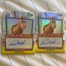 Topps 2025 Toy Story 30 Years Autograph Card Lot of 2 Frank Welker Bullseye x2 picture