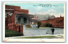 1921 Old Spanish Residence Empty Ground Old Slave Market Mobile AL Postcard picture