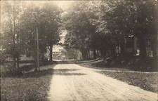 Barnard Vermont VT Quiet Road c1910 Real Photo Vintage Postcard picture
