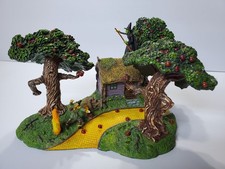 RARE HAWTHORNE VILLAGE The Wizard Of Oz Tin Man's House Wicked Witch ~ Lights Up picture