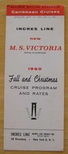 VICTORIA (Incres) Early 1960 Brochure picture