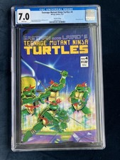 TEENAGE MUTANT NINJA TURTLES 4 (1987) CGC 7.0 NES 2D PRINT CVR BY MICHAEL DOONEY picture