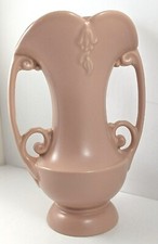 Vintage Abingdon Mauve Pottery Urn Vase Unique USA picture