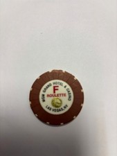 MGM Grand Hotel & Casino Roulette Chip, Brown with the Letter F picture