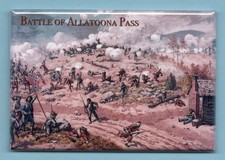 BATTLE OF ALLATOONA PASS *2x3 FRIDGE MAGNET* CIVIL WAR NORTH SOUTH GEORGIA CORSE picture