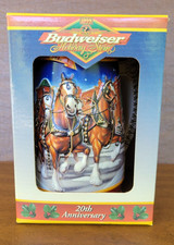 1999 Budweiser Holiday Stein 