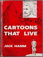 Jack Hamm CARTOONS THAT LIVE HC Book of Christian Themed Newspaper Cartoons 1954 picture
