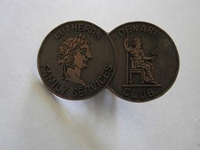 Lutheran Family Services Pin Denarii Club Vintage picture